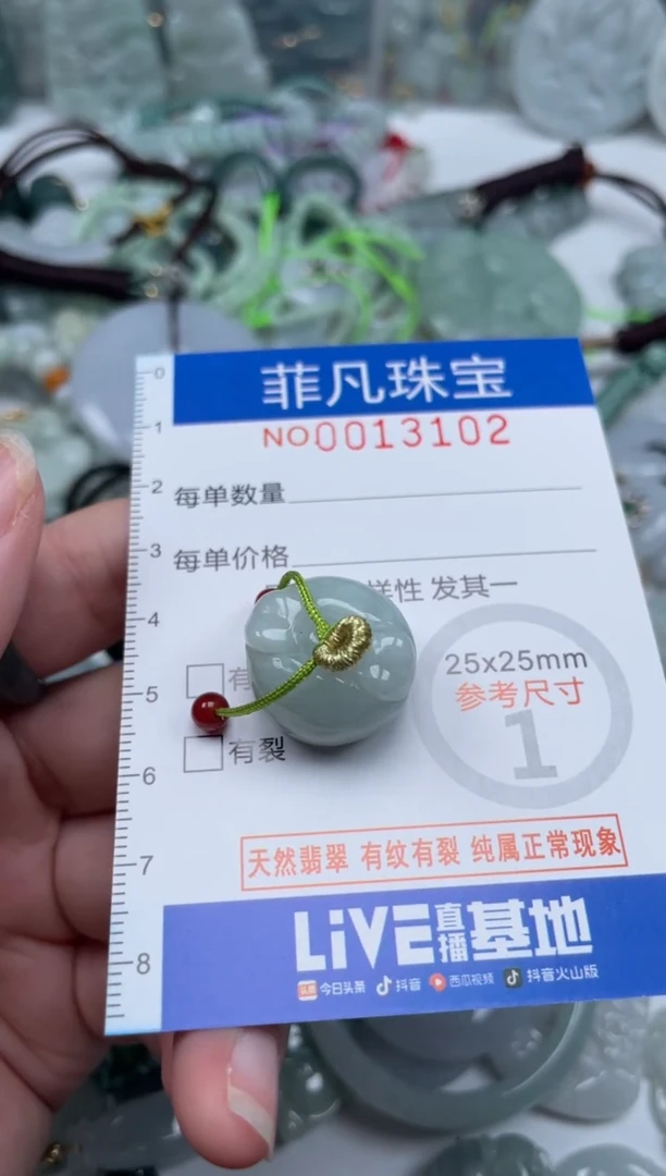 颈饰未镶嵌翡翠13102
