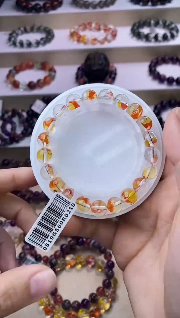 【闪购商品】水晶手链未镶嵌锦鲤胶花9m+