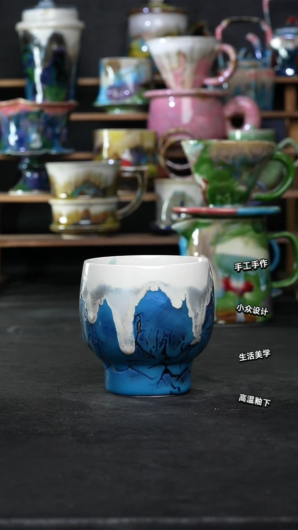 设计师款景德镇森涩手创陶瓷（食品级）296