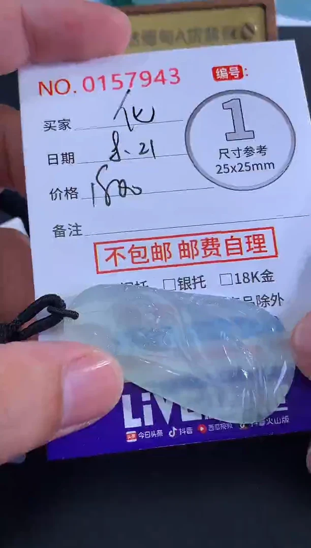 颈饰未镶嵌翡翠化*.