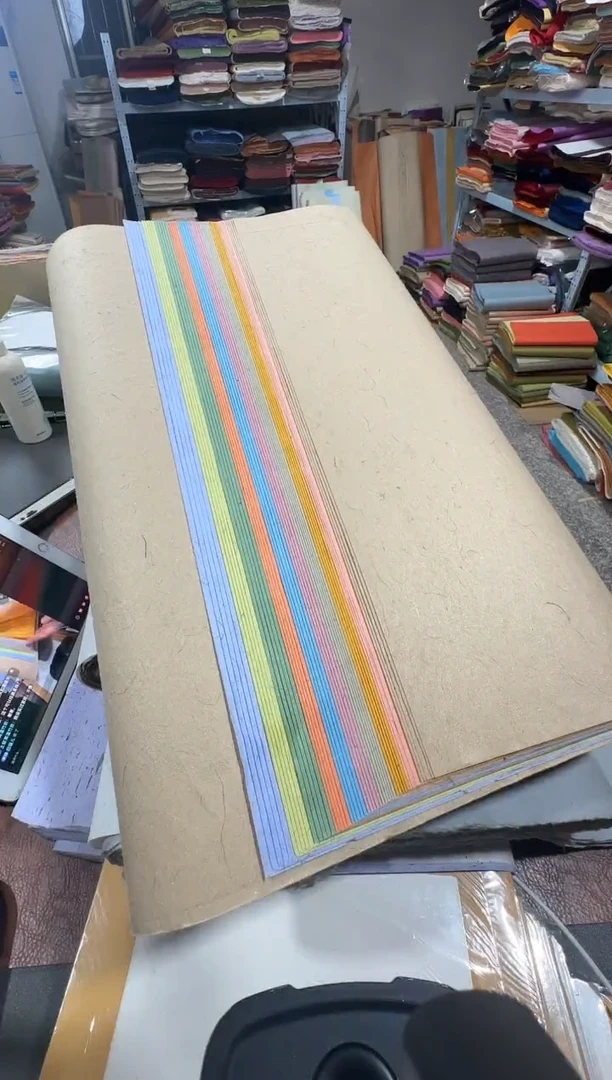 48*180 麻纸十色50张
