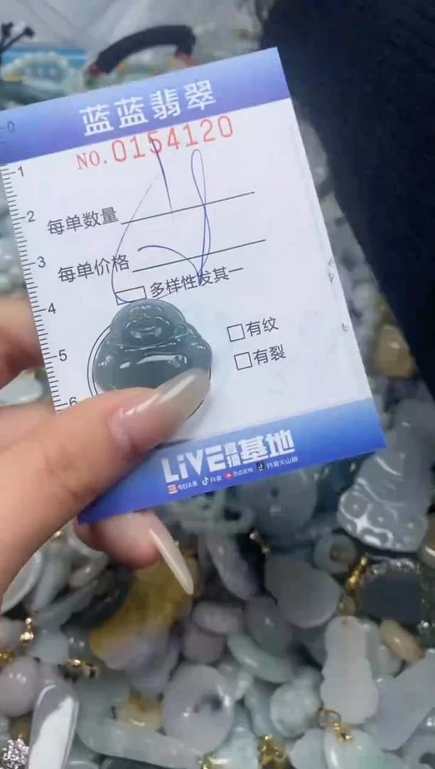 【闪购商品】翡翠颈饰未镶嵌闪购0154120多样性发其一