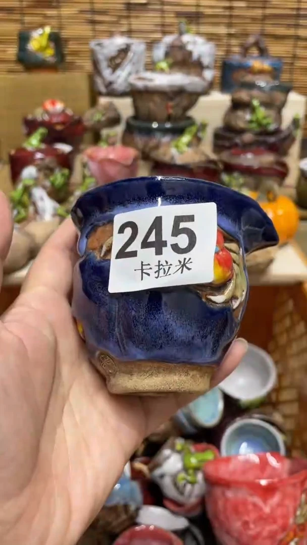心****顺245精美粗陶手工柴烧
