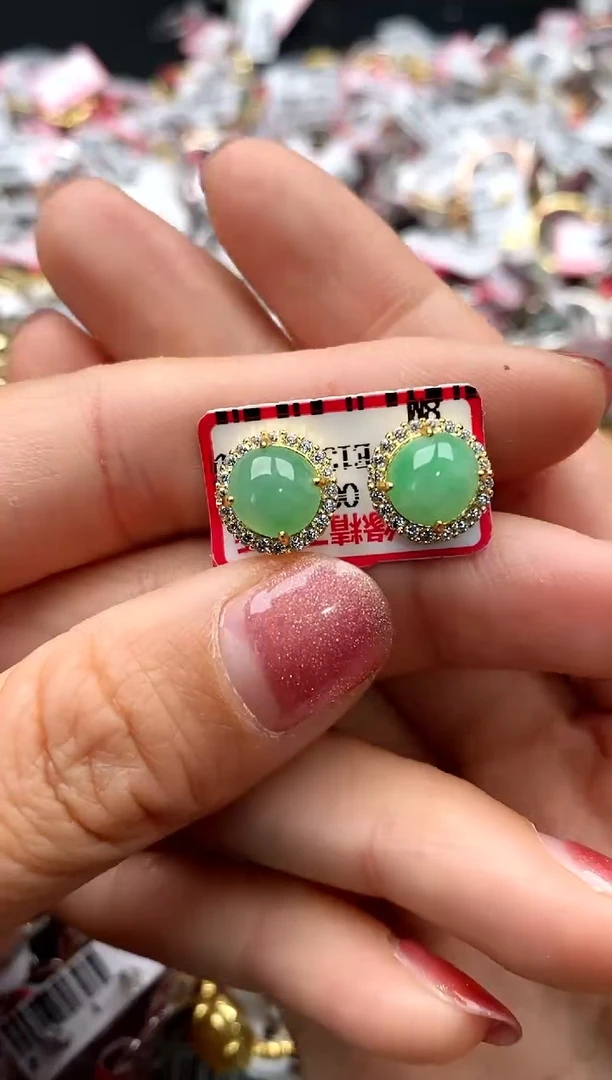 【闪购商品】翡翠戒指银S925镶嵌33333333    3