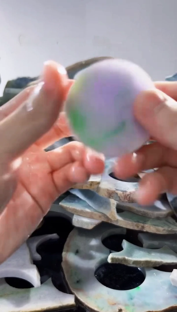 裸石翡翠缅甸翡翠A货文6554