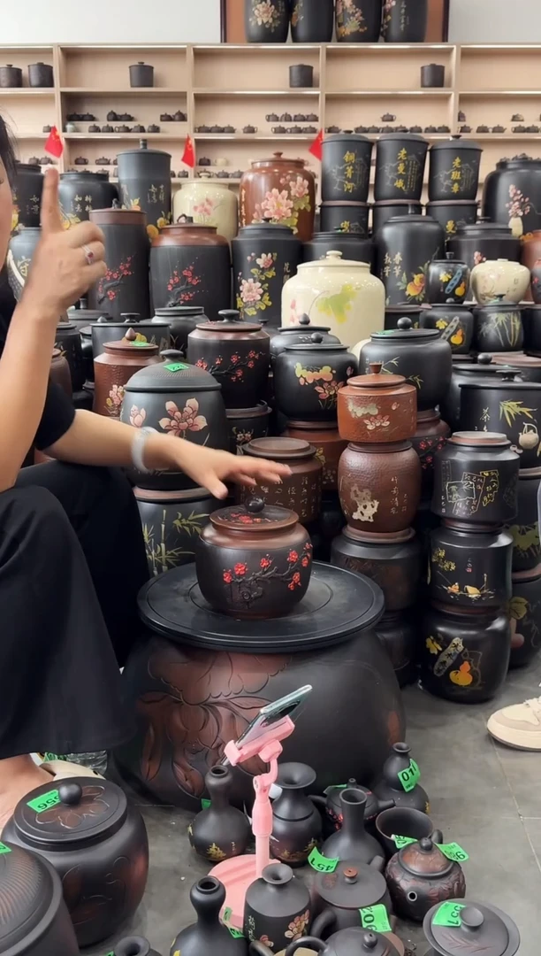 罐瑕疵茶叶罐 苹果红梅 645