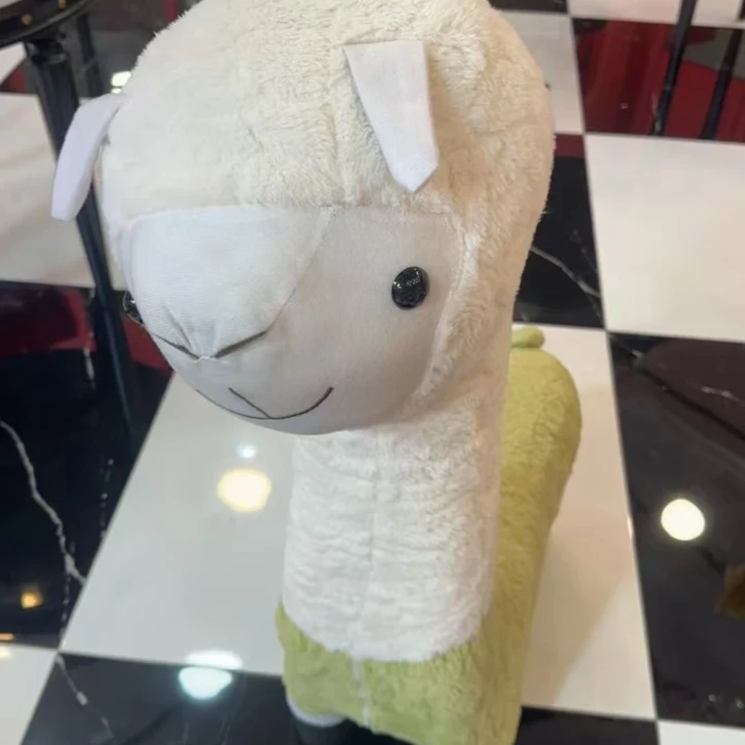 【菜菜补贴】羊驼坐凳创意毛绒凳颜色随机CC