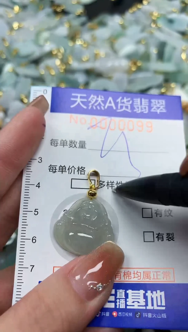 颈饰未镶嵌翡翠天然A货翡翠