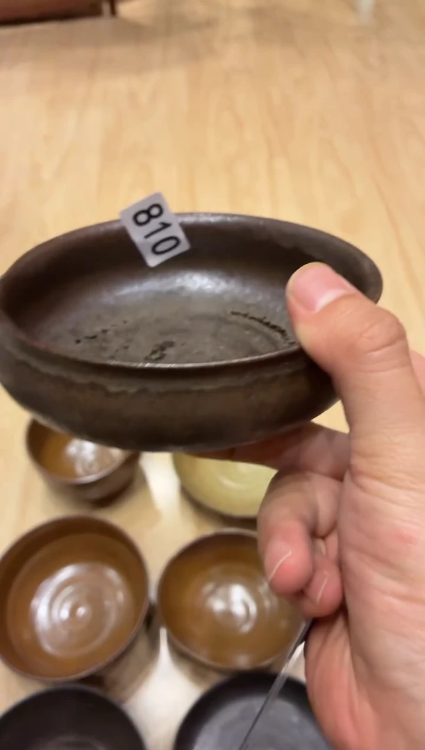 瓷片Z**～810黑金倒流嘴钵碗1个