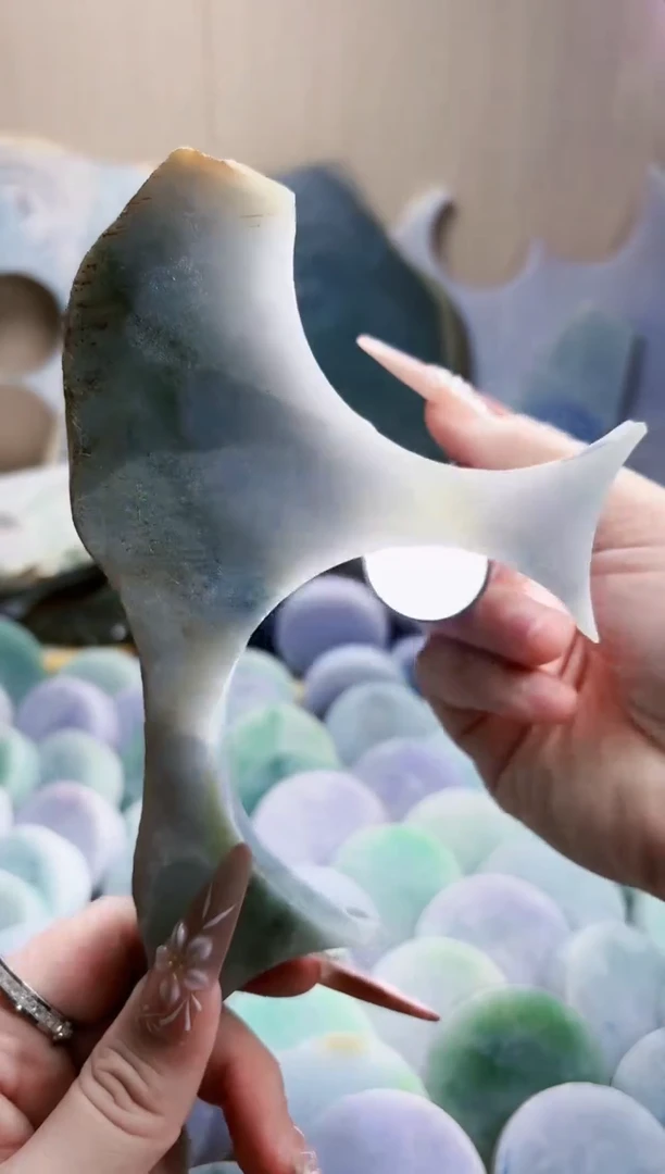 翡翠未镶嵌颈饰翡翠A货 江谭067