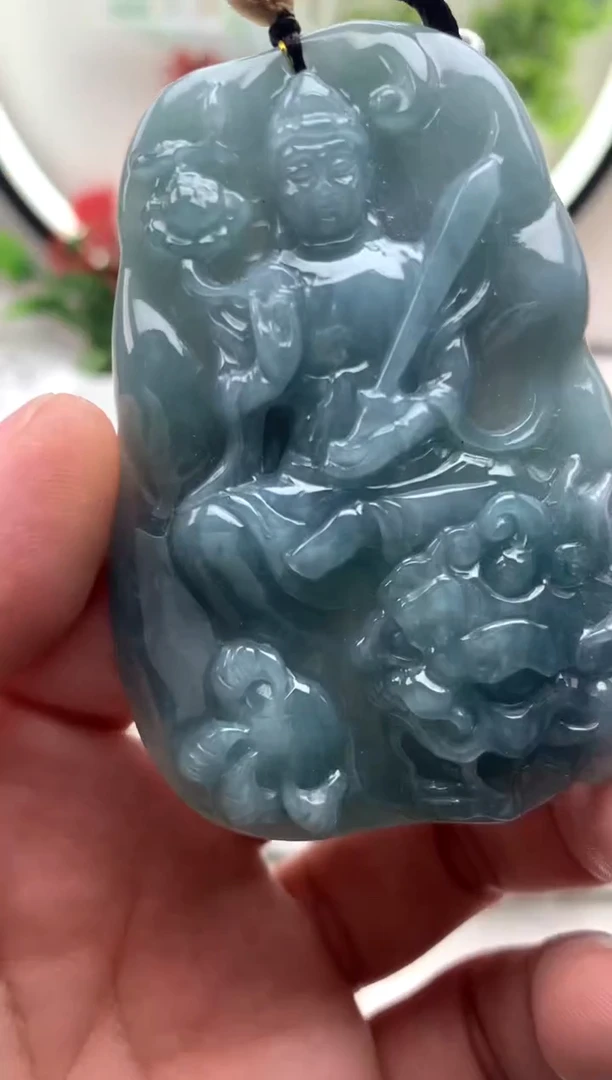 【闪购商品】翡翠颈饰未镶嵌文殊
