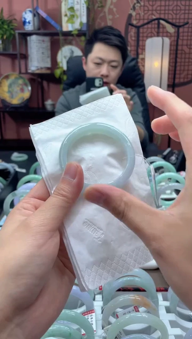 未镶嵌手镯翡翠6415*****