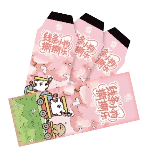 H【多开】情书文创『线条小狗』撕撕乐默认代拆 100封/300张