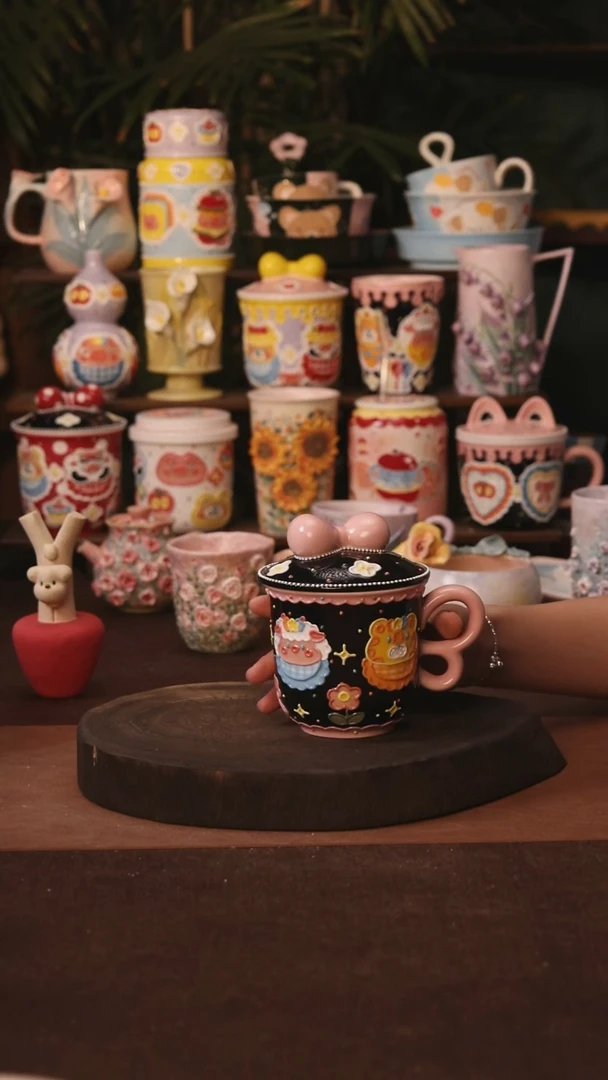 杯子景德镇原创手作陶瓷