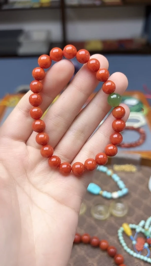 未镶嵌南红玛瑙挂件南红手串8mmTF