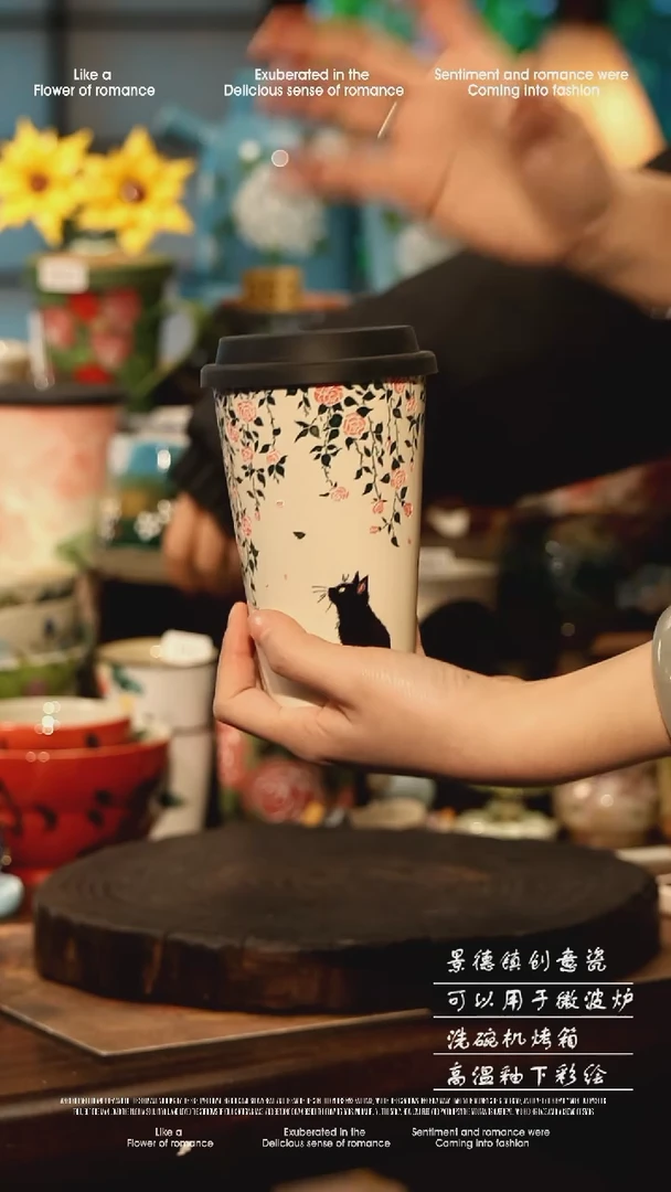 陶瓷景德镇高温釉下彩手工手绘款式@A0780@