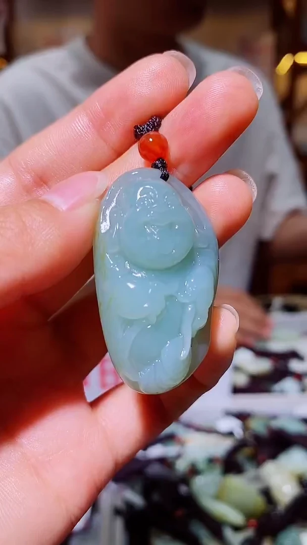 和田玉未镶嵌挂件1