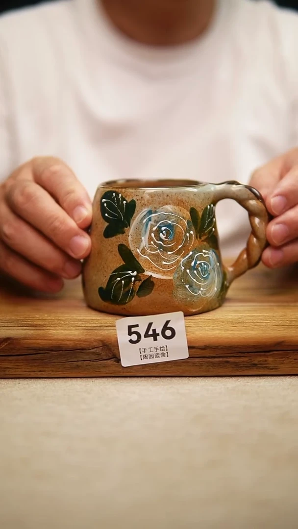 @@陶园瓷舍@@纯手工手绘@高温釉下彩
