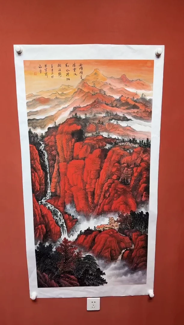国画湖社画会/谢福堂-12-8-74