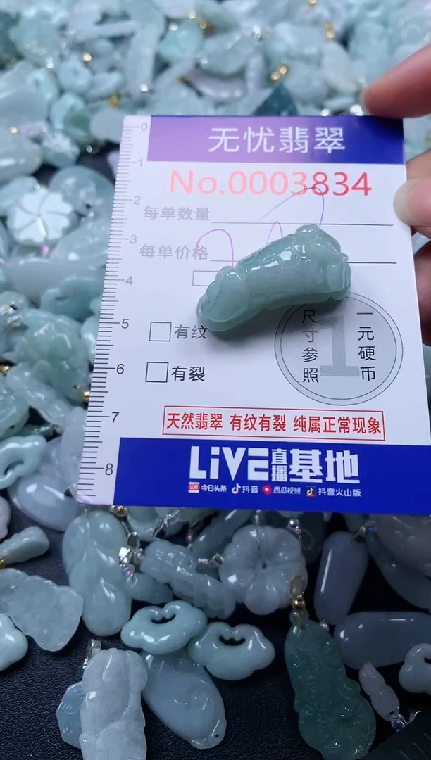 颈饰未镶嵌翡翠3834