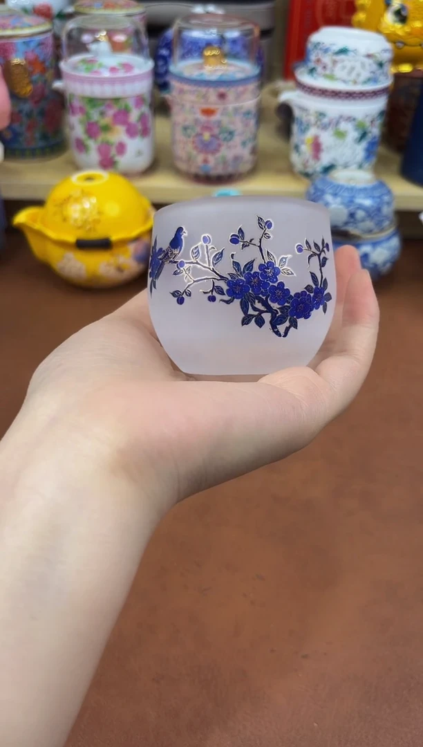 陶瓷茶具摆件旅行套组