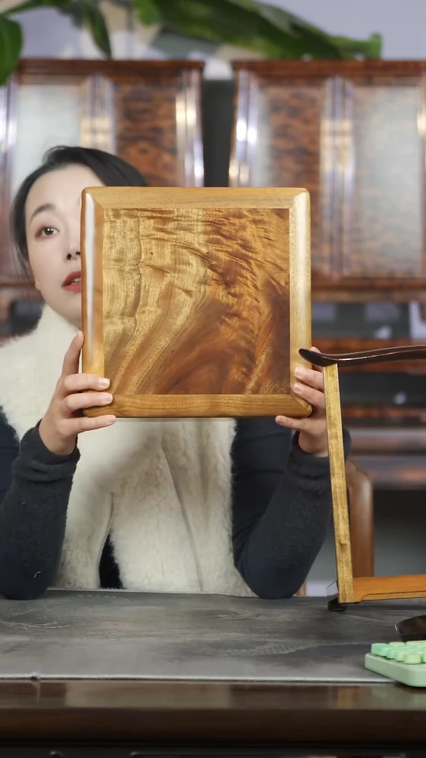 金丝楠老料精工翘头提盒