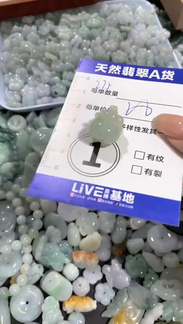 颈饰未镶嵌翡翠天然翡翠A货批量多样性发一件