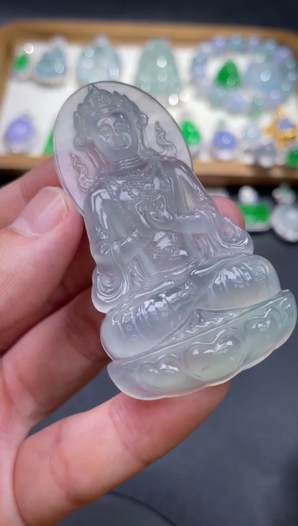 翡翠未镶嵌颈饰133.......