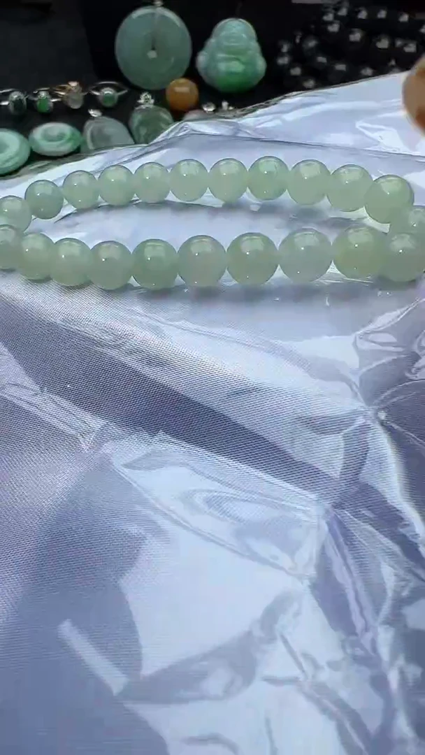 未镶嵌手串翡翠玉珠手串