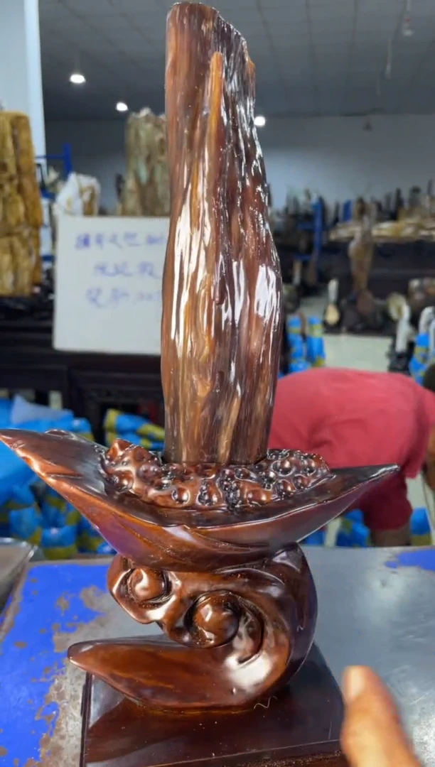 未镶嵌摆件硅化玉37