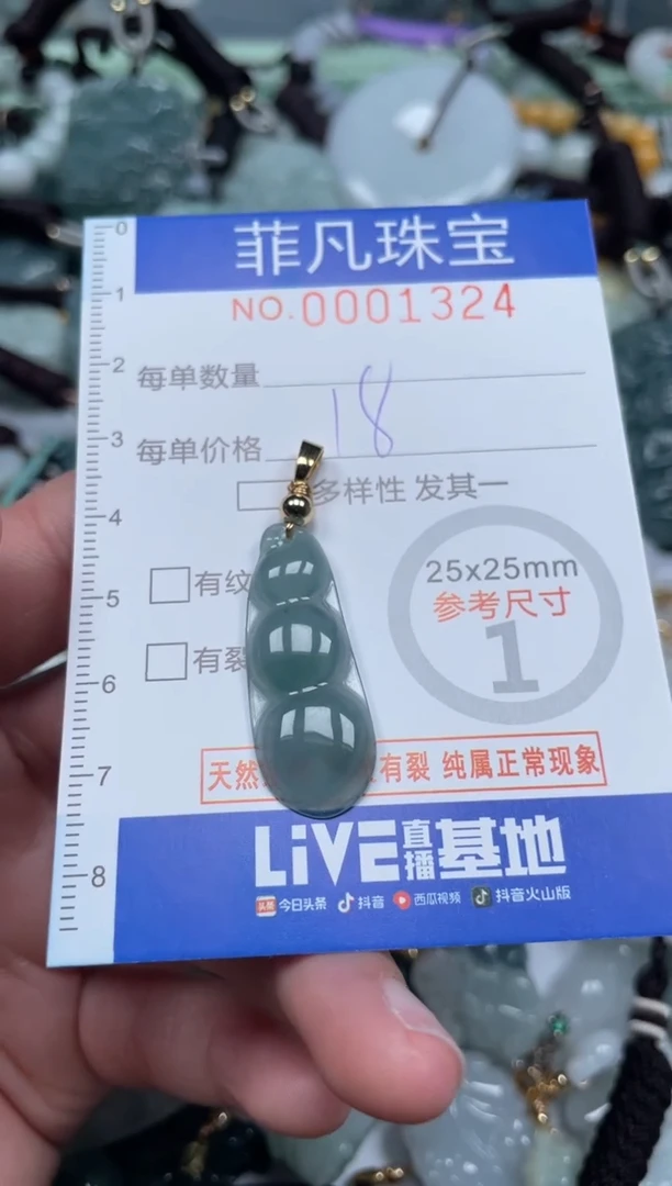 【闪购商品】翡翠颈饰未镶嵌00..1324