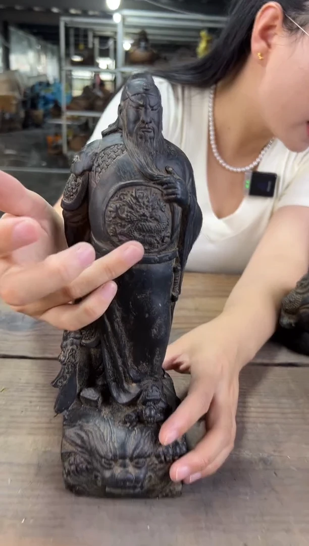 陶土【火山泥】忠义之踏关公