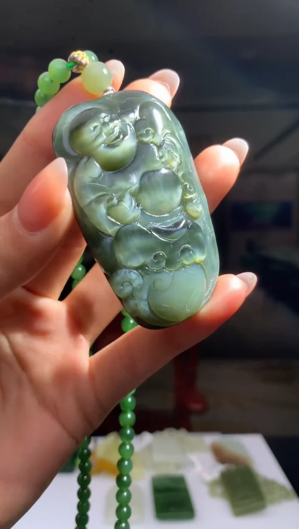 【闪购商品】定制和田玉Boss阳天然和田玉（拍一发一）