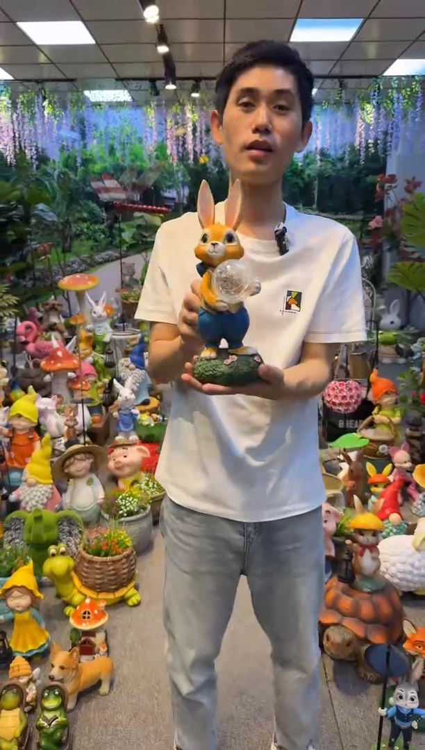 无花朵花园庭院摆件&00&