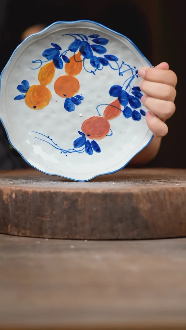 瓷片景德镇高温釉下彩（食品级）