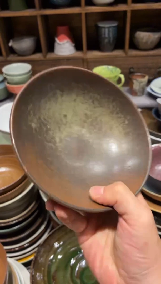 瓷片小**儿81青灰圆口碗1个