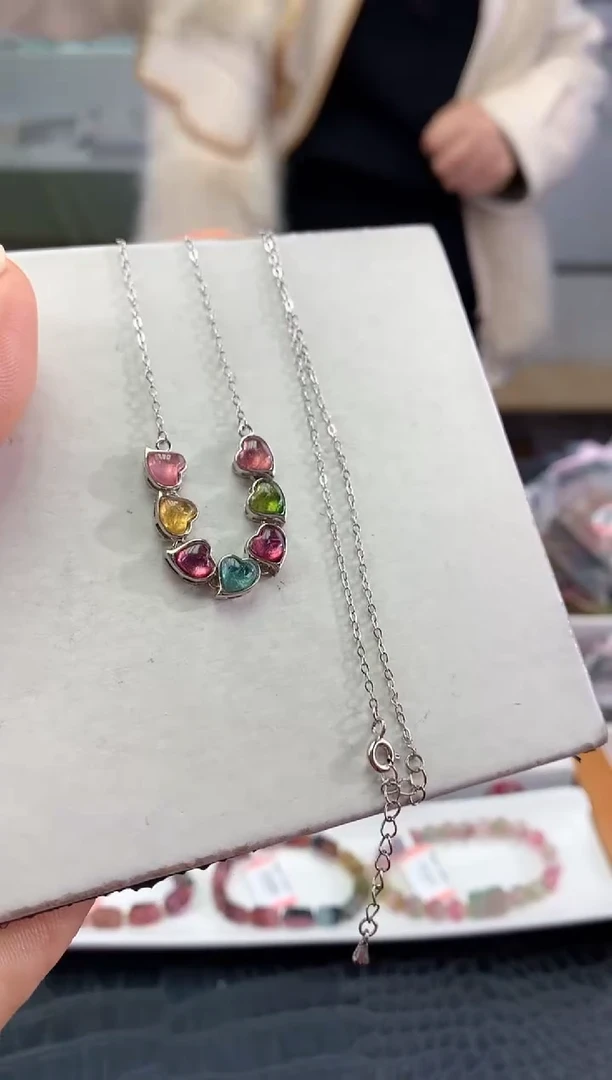 未镶嵌手串碧玺多样性发一条