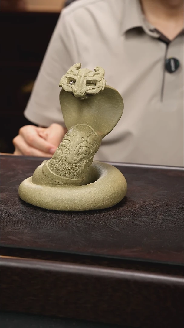 紫砂茶宠紫砂小蛇