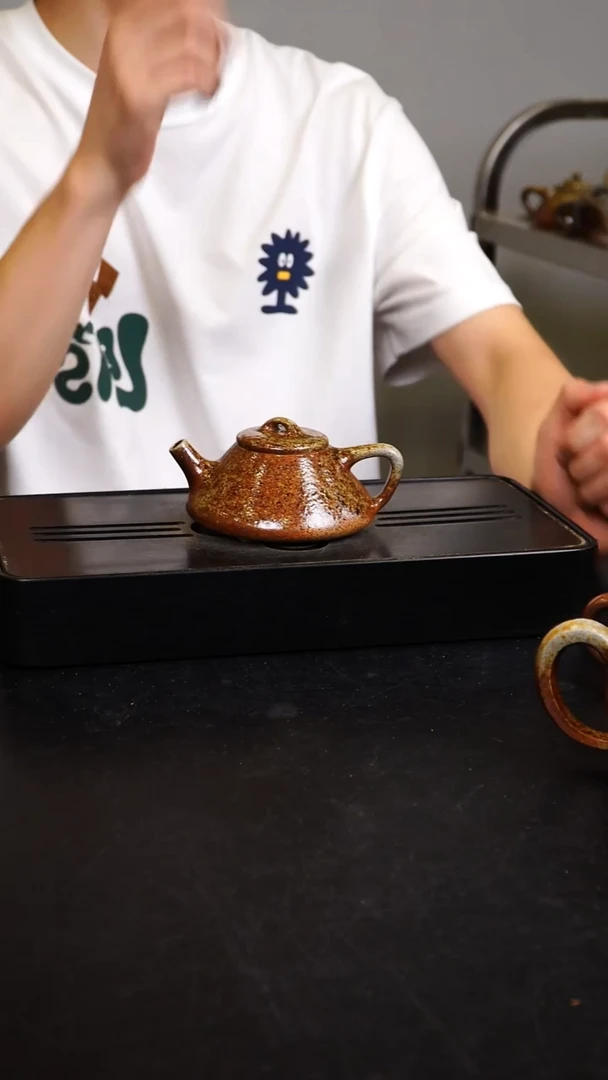 茶壶紫砂宜兴紫砂柴烧壶