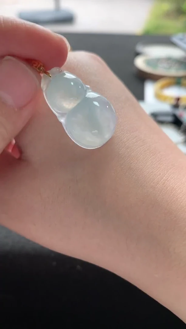 未镶嵌挂件翡翠葫芦F784