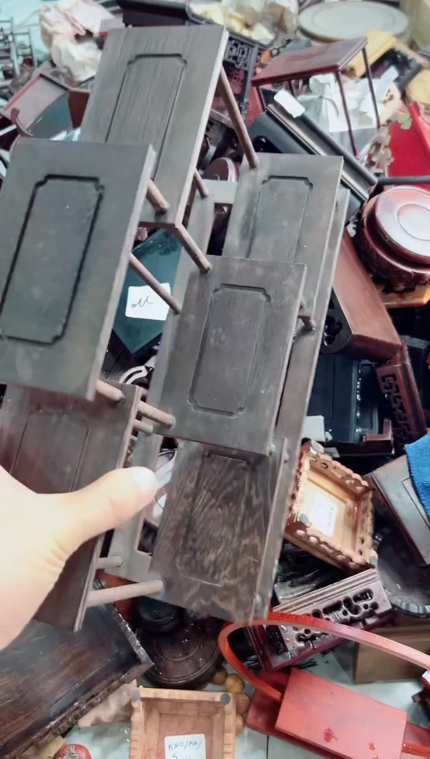 木107底座花架摆件处理