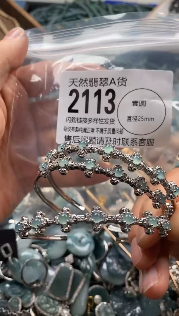 【闪购商品】翡翠颈饰未镶嵌多样性发其一2113