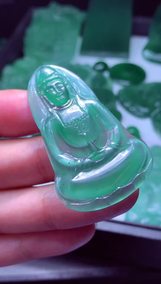 未镶嵌定制翡翠一**利天然翡翠A货 官方基地发货