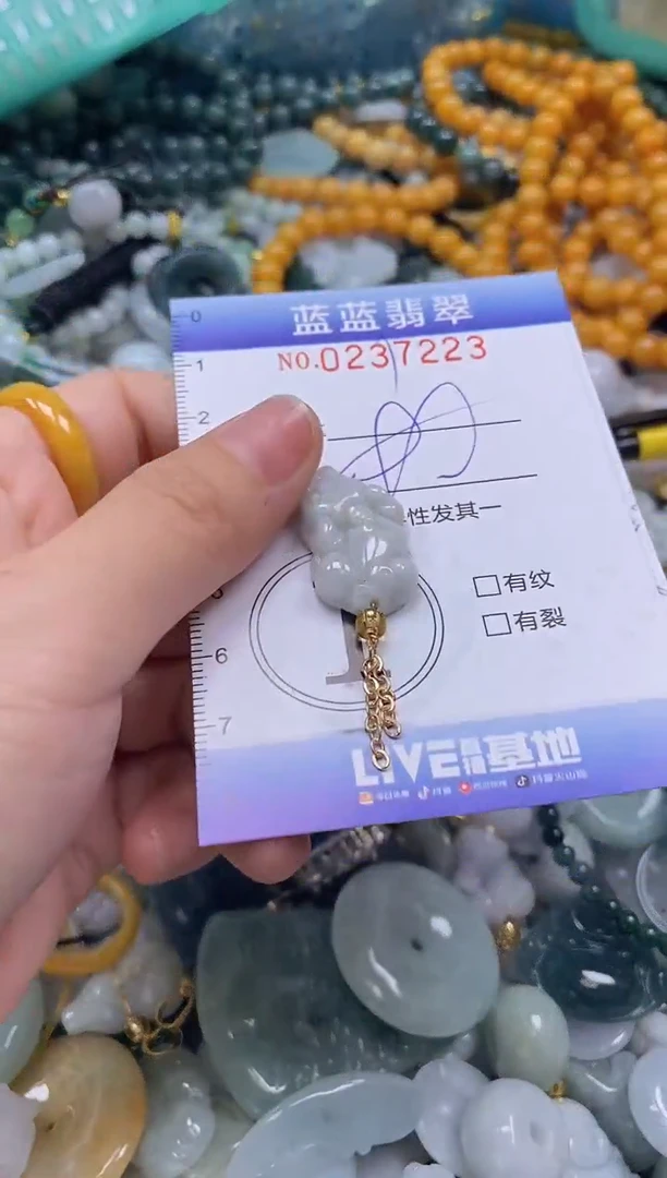 翡翠未镶嵌颈饰闪购0237223多样性发其一