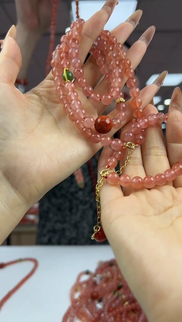 未镶嵌珠串南红玛瑙12.29-7mm（多样式发一）HS0019870188