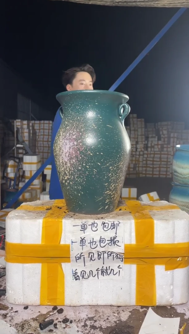 紫砂花盆紫砂花盆宜兴紫砂粗陶花盆20*32