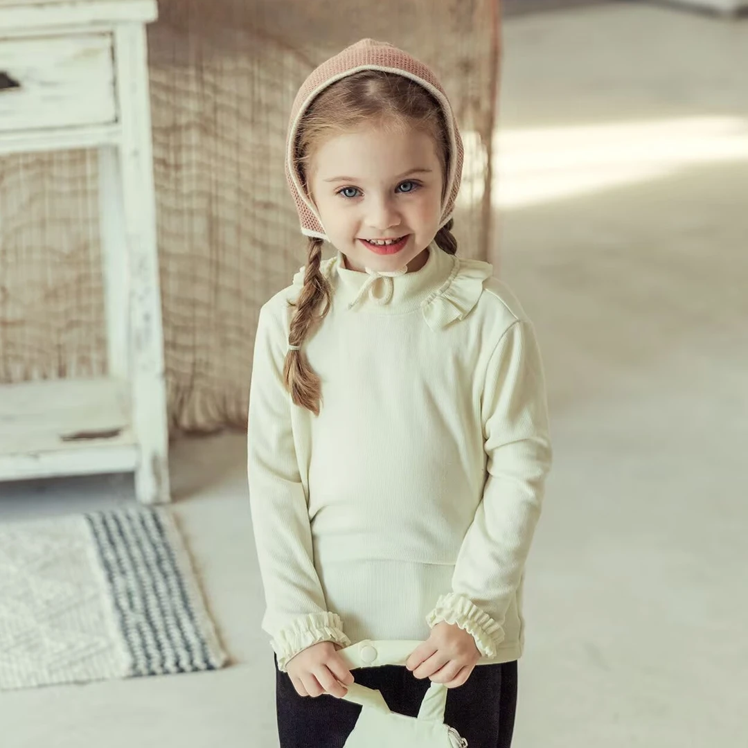 ryebread/黑面包秋季女童百搭打底衫