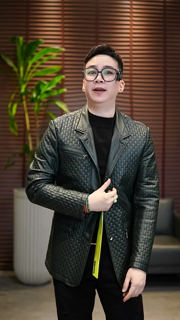 男士皮衣001 48码（100-130斤）