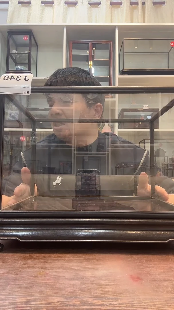 东非黑黄檀（紫光檀）玻璃罩340