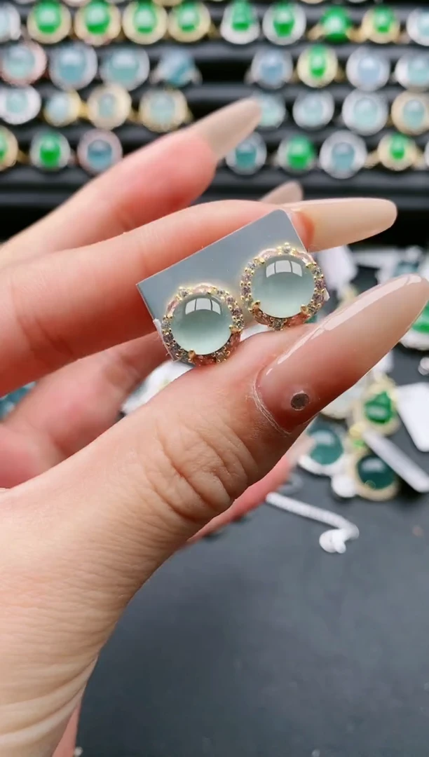 【闪购商品】翡翠戒指银S925镶嵌1111111